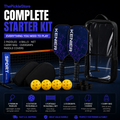 ThePickleStore Complete Affordable Starter Kit - Paddles, Balls, Bag, Covers, Overgrips, Net