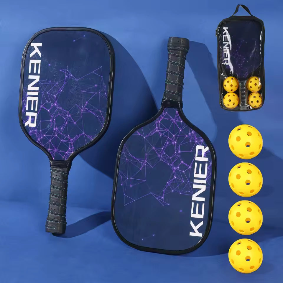 ThePickleStore Complete Affordable Starter Kit - Paddles, Balls, Bag, Covers, Overgrips, Net