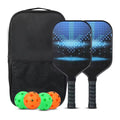 Pickleball Paddles Set Rackets Portable Racket Cover Carrying Bag Gift Kit USAPA Approved Indoor Outdoor Honeycomb Core 4 Balls