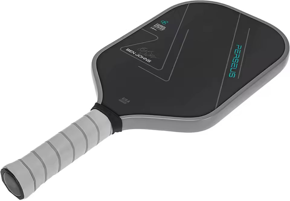 BEN JOHNS T700 Carbon Fiber Pickleball Paddle Carbon Friction Surface 16mm Polymer Honeycomb Core Enhanced Power&Spin&Control