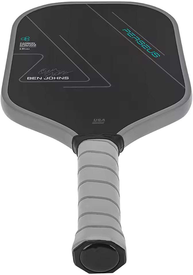 BEN JOHNS T700 Carbon Fiber Pickleball Paddle Carbon Friction Surface 16mm Polymer Honeycomb Core Enhanced Power&Spin&Control